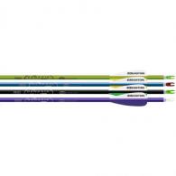 Easton Genesis Arrows Purple/Black/Teal/Green 1820 3 in. Vanes 72 pk. - 925548