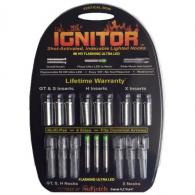 NuFletch Ignitor Nocks Green Flashing Universal Fit 3 pk. - INGT-UNIV-GRN-FL