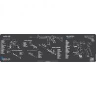 MAGNUM 14X48 3mm PROMAT FOR AR15/GLOCK SCHEMATIC COMBO MAGNU