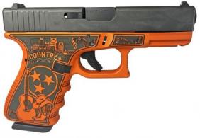 GLOCK 43X 9MM FXD AUSTRIA-TENNESSEE ORANGE-Gold Barrel