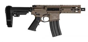 5.56 Forged 7.5in BBL CK Flat Dark Earth SBA3 Tact Brace 7in Rail A2 Fla