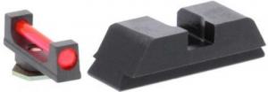 AmeriGlo Fiber Optic Sight Set Red Front / Black Rear for Glock 42 / 43 / 43X / 48 - GFT-122 AmeriGlo Fiber Optic Sight Set Red Front / Black Rear for Glock 42 / 43 / 43X / 48 - GFT-122