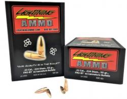 Lightning Ammo 22 Cal .224 55 gr w/c 500rd/Box Lightning Ammo 22 Cal .224 55 gr w/c 500rd/Box