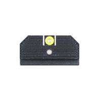 Night Fision Student of the Gun Accur8 Night Sight Set Yellow Front Black Back for Glock 42/43/43x