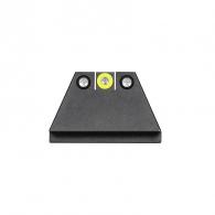 Night Fision Suppressor Height Night Sight Set Yellow Front Black Back for Glock