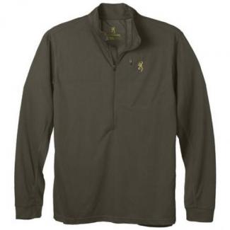 Browning Early Season 3/4 Zip Shirt Major Brown XL