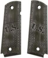 Hogue Govt. Model Aluminum - 1911 U.S. Green Distressed Grip Hogue Govt. Model Aluminum - 1911 U.S. Green Distressed Grip