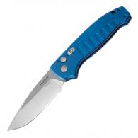Hogue Ballista-I 3.5 Button Lock Auto Drop Point Tumb Blue Hogue Ballista-I 3.5 Button Lock Auto Drop Point Tumb Blue