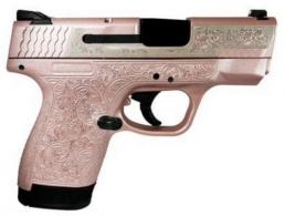 M&P 9MM M2.0 Shield 3.1" Smith & Rose Gold -Laser Engraved F - 11806GR