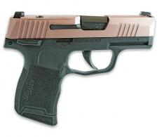 Sig P365-380-BSS-MS Nitron Pistol Rose Sparkle Slide - 365380BSSMS640164RGF
