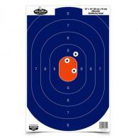 DIRTY BIRD12" X 18" BLUE/ORANGE OVAL SILHOUETTE TARGET - 50- DIRTY BIRD12" X 18" BLUE/ORANGE OVAL SILHOUETTE TARGET - 50-
