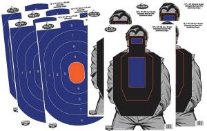 DIRTY BIRD COMBO 12" X 18" 4-BLUE/ORANGE OVAL & 4-BAD GUY IP