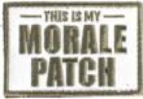 THIS IS MY MORALE PATCH w/ ADHESIVE
