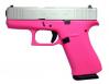 GLOCK 43X 9MM FXD PINK/SILVER 10