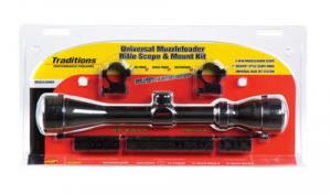 Traditions 3-9x40mm Universal Muzzleloader Riflescope and Mount Kit - A1143U Traditions 3-9x40mm Universal Muzzleloader Riflescope and Mount Kit - A1143U