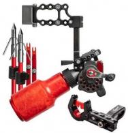 Cajun Bowfishing Winch Pro Kit Right Hand Red