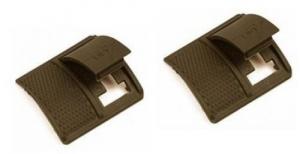 Weaver Short Locking Rail Panel Short - 1.6" Short, 2 pk - Dark Earth - 99573