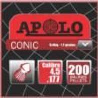 Apolo Conic 7.1gr 4.5mm .177 Caliber - 200rd Plastic Contain