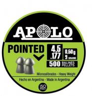 Hatsan Apolo Pointed Air Rifle Pellets 177 Cal 9 gr 500/ct - E19101 Hatsan Apolo Pointed Air Rifle Pellets 177 Cal 9 gr 500/ct - E19101