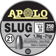 Hatsan Apolo Slug Air Rifle Pellets 22 Cal 21 gr 250/ct - E19300 Hatsan Apolo Slug Air Rifle Pellets 22 Cal 21 gr 250/ct - E19300