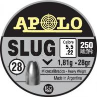 Apolo Slug 28gr 5.5mm .22 Caliber 250rd