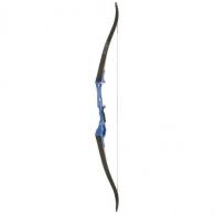 October Mountain Ascent Recurve Bow Blue 58 in. 40 lbs. Right Hand - OMP81220