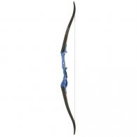 October Mountain Ascent Recurve Bow Blue 58 in. 50 lbs. Right Hand - OMP81222