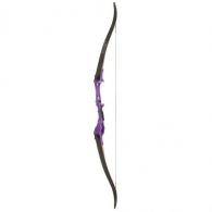 October Mountain Ascent Recurve Bow Purple 58 in. 35 lbs. Right Hand - OMP81227