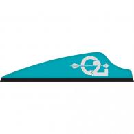 Q2i Fusion X-II SL Vanes Teal 1.75 in. 100 pk. - Q200410