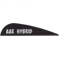 Arizona Archery Enterprise Hybrid 16 Vanes Black 1.7 in. 100 pk. - HY16BK100