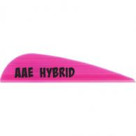 Arizona Archery Enterprise Hybrid 16 Vanes Hot Pink 1.7 in. 100 pk. - HY16HP100