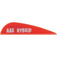 Arizona Archery Enterprise Hybrid 16 Vanes Red 1.7 in. 100 pk. - HY16RD100