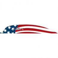 Bohning Air Vanes American Flag 2 in. 100 pk. - 101027AF2