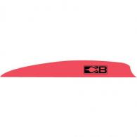 Bohning Zen Vanes Hot Pink 4 in. 100 pk. - 101048HP4