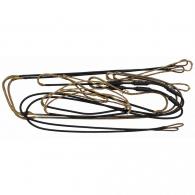 GAS Ghost XV String and Cable Set Camo w/ Black Serving Prime Black 3 - GXVCBLK3