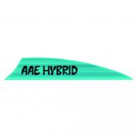 Arizona Archery Enterprise Hybrid 1.85 Vanes Teal 1.85 in. 100 pk. - HY185TL100