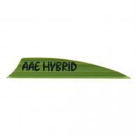 Arizona Archery Enterprise Hybrid 2.0 Vanes OD Green 1.95 in. 100 pk. - HY20ODG100