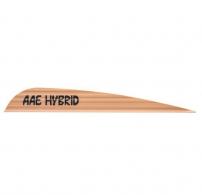 Arizona Archery Enterprise Hybrid 40 Vanes Sand 3.8 in. 100 pk. - HY40SD100