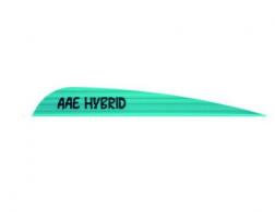 Arizona Archery Enterprise Hybrid 40 Vanes Teal 3.8 in. 100 pk. - HY40TL100