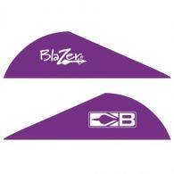 Bohning Blazer Vanes Purple 100 pk. - 10832PU2