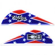 Bohning Blazer Vanes Confederate Flag 100 pk. - 10832CONF2