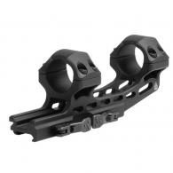 Leapers 1-Piece UTG ACCU-SYNC QR Cantilever Mount 1" High w 50mm Offset - Matte Black - AIR12250Q