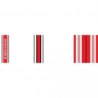 Bohning Arrow Wraps Crested Red 7 in. Standard 13 pk. - 501041CRD