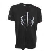 BlackHeart Distressed Icon Tee Black Large - 81337