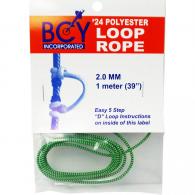 BCY 24 D-Loop Material Flo Green/Black 1m - 1201329