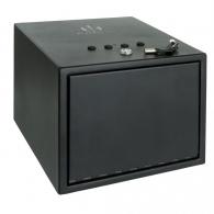 BlackHeart Double Gun Hard Pistol Vault w/ Shelf Black - 1601240