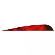 Gateway Parabolic Feathers Tre-Red Camo 4 in. Right Wing 100 pk. - 400RPTRD-100