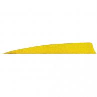 Gateway Shield Cut Feathers Neon Yellow 5 in. Right Wing 50 pk. - 500RSSFY-50