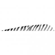 Gateway Parabolic  Feathers Barred White 5 in. Right Wing 50 pk. - 500RPBWH-50