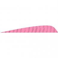 Gateway Parabolic Feathers Barred Fluorescent Pink 4 in. Left Wing 50 pk. - 400LPBFP-50